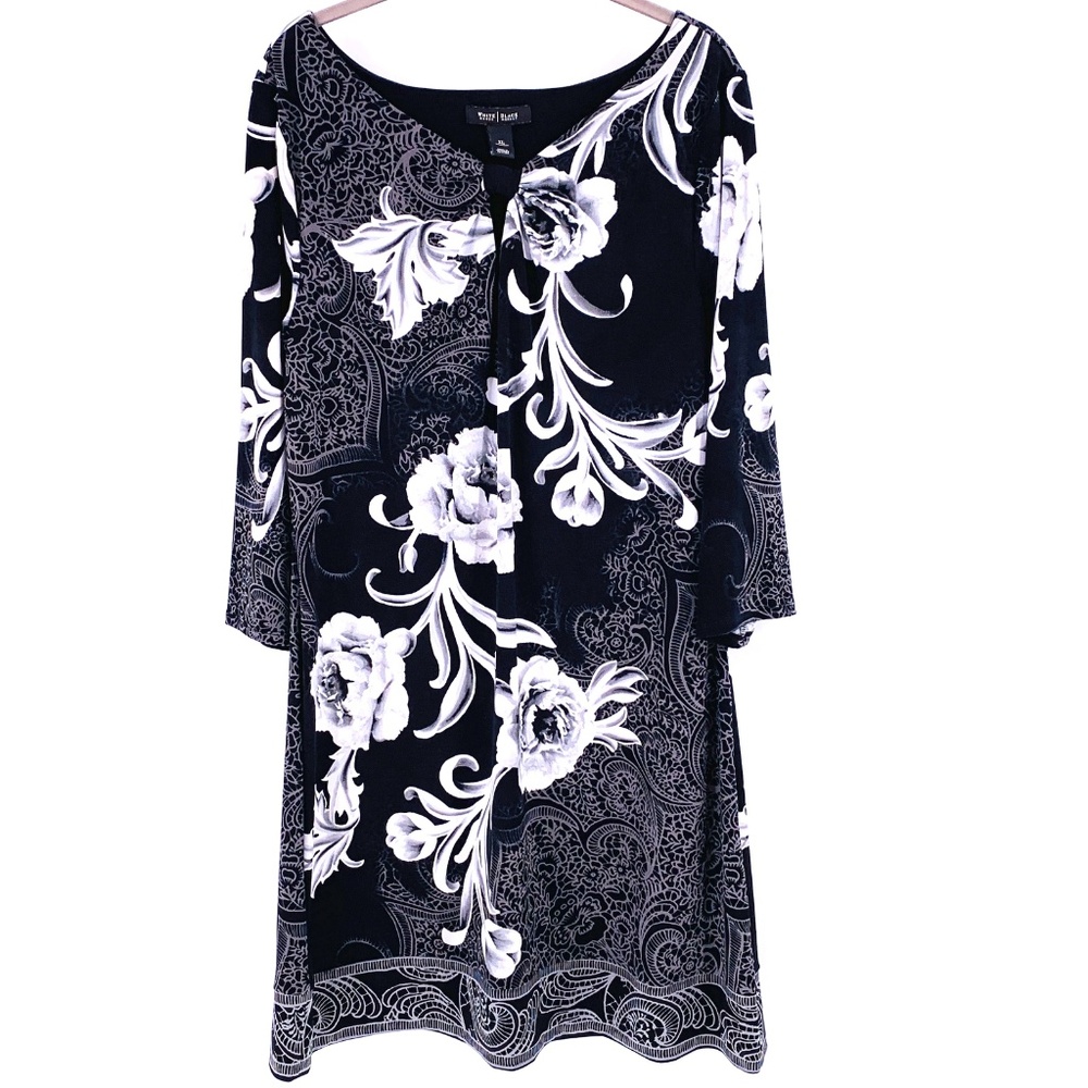 WHBM Floral Jersey Shift Dress XL